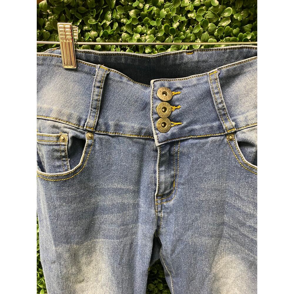 Mid Rise jeans with distressing  Size 11
